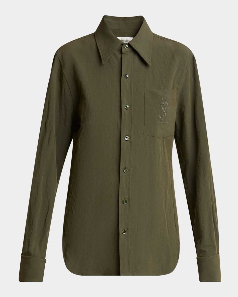 YSL Pocket Button-Down Shirt